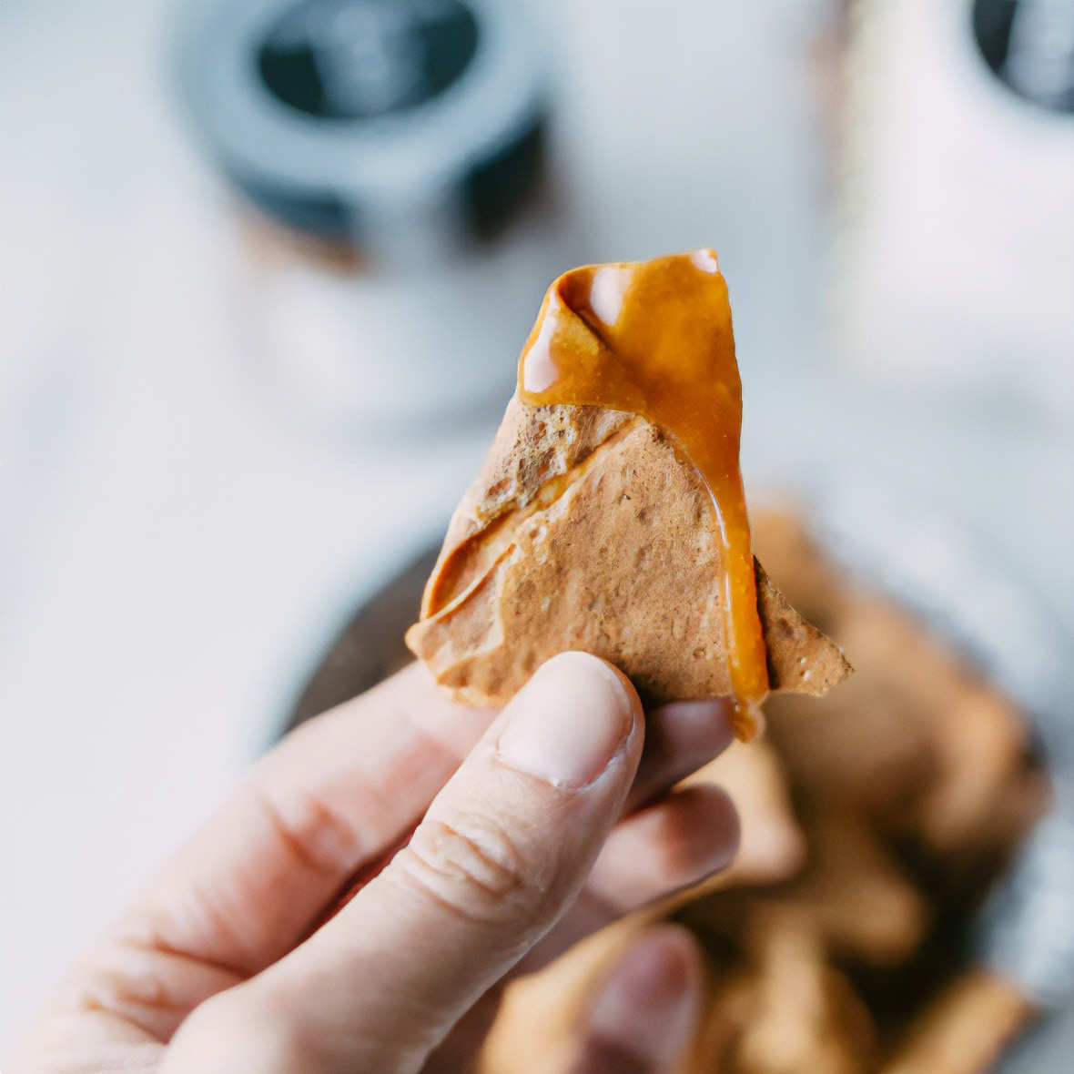 Chips de crêpes sucrées