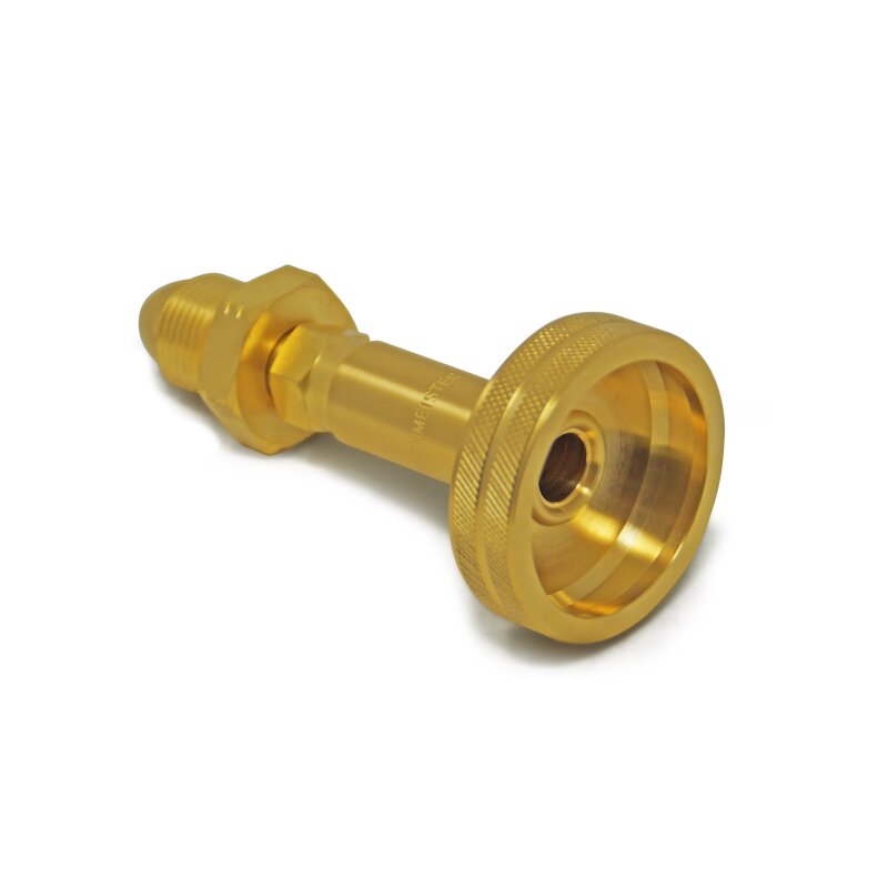 DREHMEISTER DISH Gasflaschen Adapter Campinggas Adapter G 5/8 LH (G.7) - 113mm