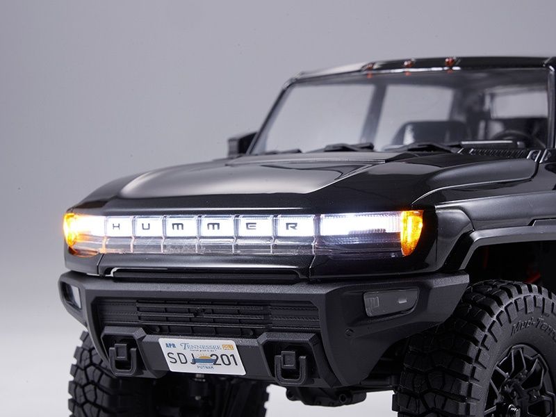 FMS Scale Crawler FCX18 Hummer EV Schwarz, 1:18, RTR Detailgetreues Hummer EV Scale RC Modell