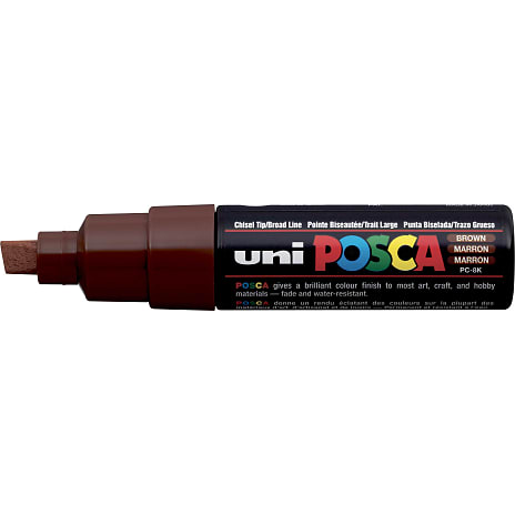 Posca PC8K vandbaseret tusch - brun