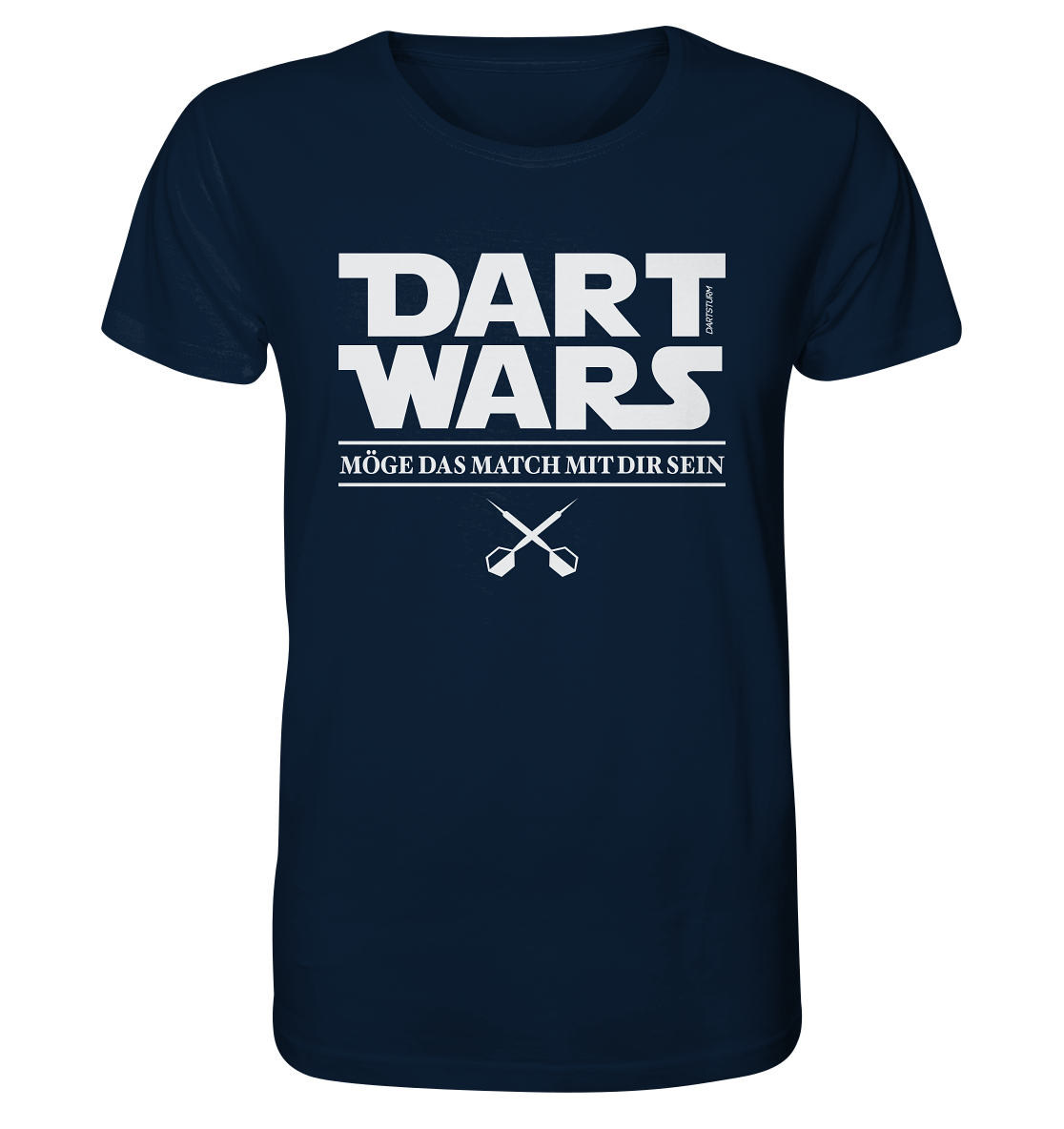 DartSturm - Dart Wars Weiß - Organic Shirt