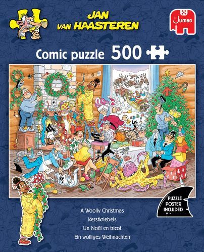 Jan van Haasteren - Kerstkriebels - Legpuzzel - 500 stukjes