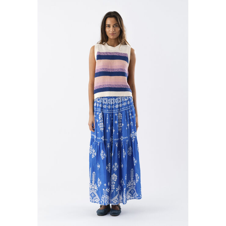 Lollys Laundry SunsetLL Maxi Skirt Blue