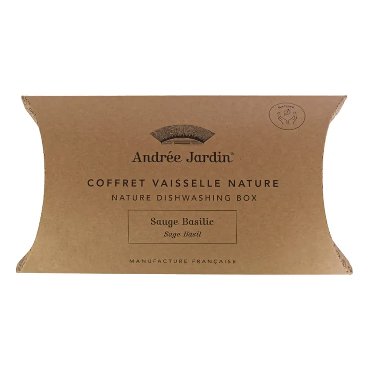 Andrée Jardin Coffret vaisselle, sauge basilic