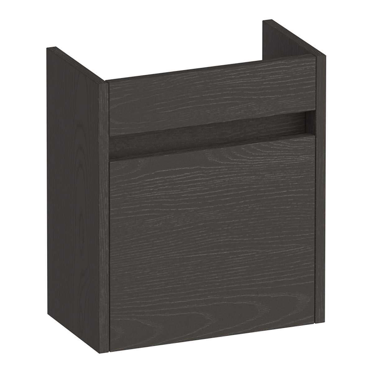 Brauer Adore fonteinkast 40cm met 1 deur linksdraaiend timber anthracite