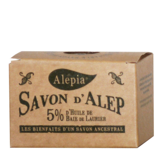 Savon d'Alep 5% d'huile de baie de Laurier