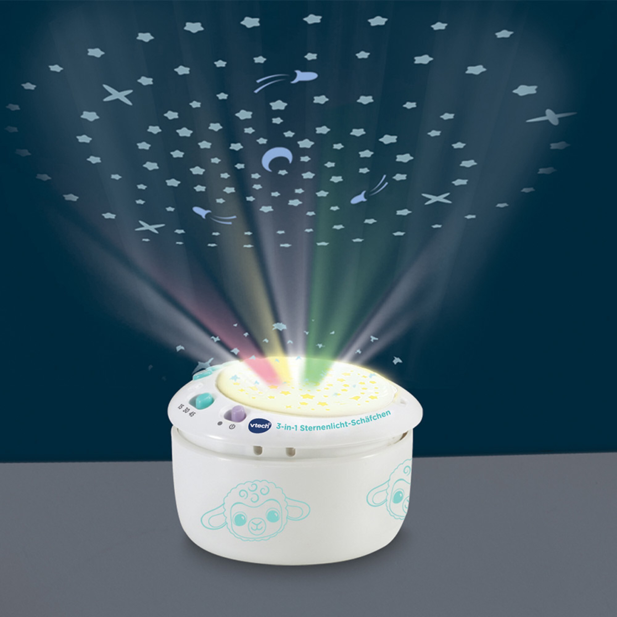 Vtech Kuscheltier 3-in-1 Sternenlicht-Schäfchen