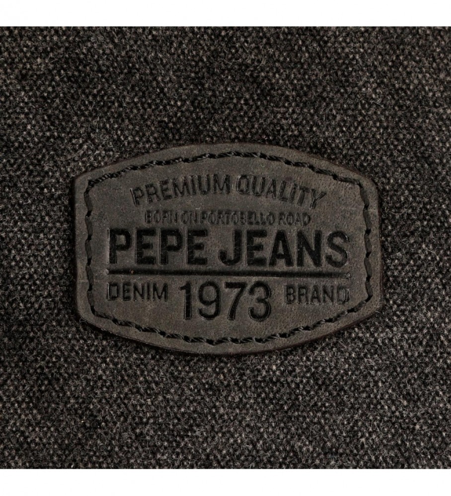 Pepe Jeans Mochila casual Jeans portaordenador adaptável a trolley negro