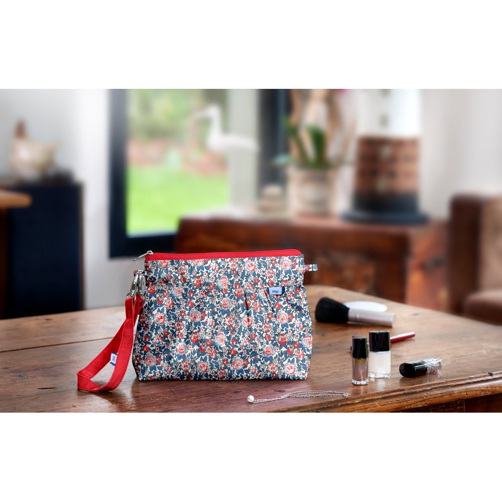 Pochette Plissée London Fleuri