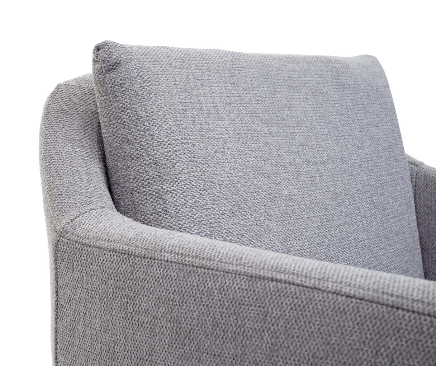 Esszimmerstuhl MCW-H93, Küchenstuhl Lehnstuhl Stuhl ~ Stoff/Textil hellgrau