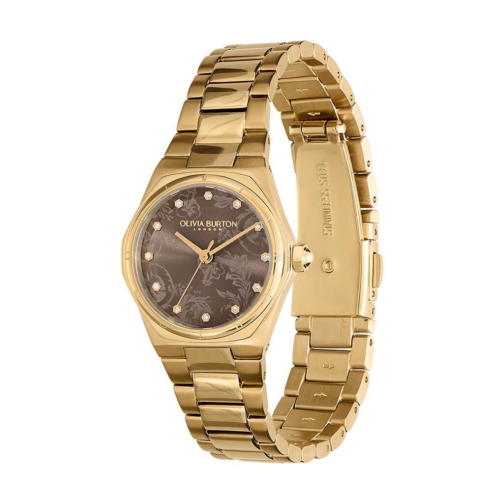 Montre Olivia Burton Mini Hexa Beige