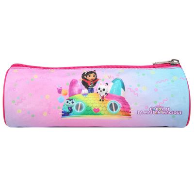 Trousse ronde Gabby et la maison magique - 1 compartiment - violet - Bagtrotter