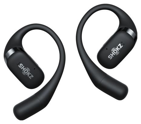 Écouteurs sans fil à oreilles libres Shokz OpenFit USB-C Noir
