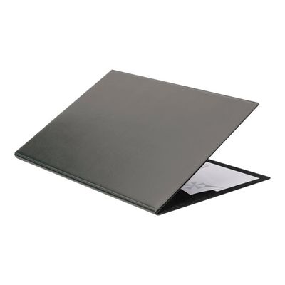 L'Agenda Moderne Satiny - Sous-main à rabat - 56 x 38 cm - gris - Quo Vadis
