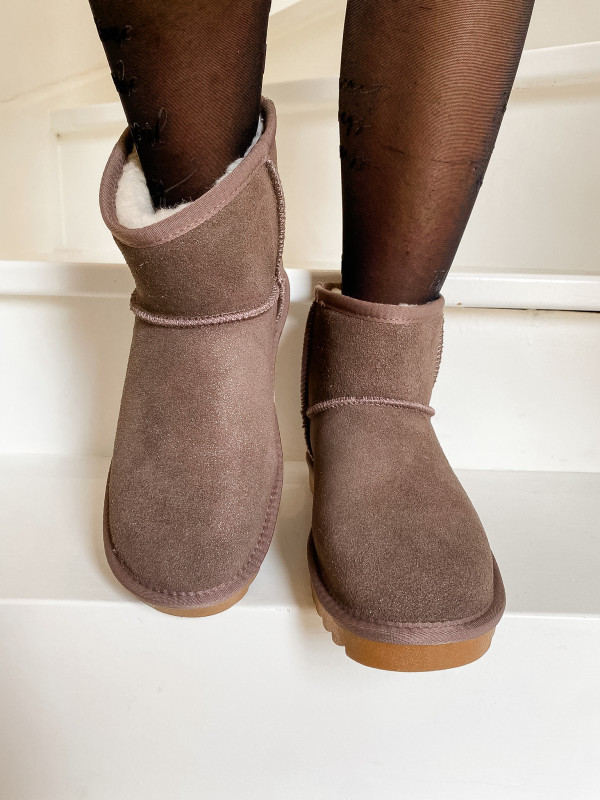 Colors Of California - Bottines fourrées HC.YW001 Glitter Taupe