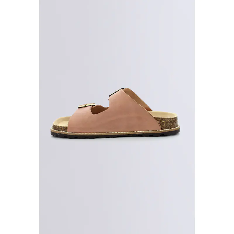Kick elba Rose nude MULES Cuir Femme