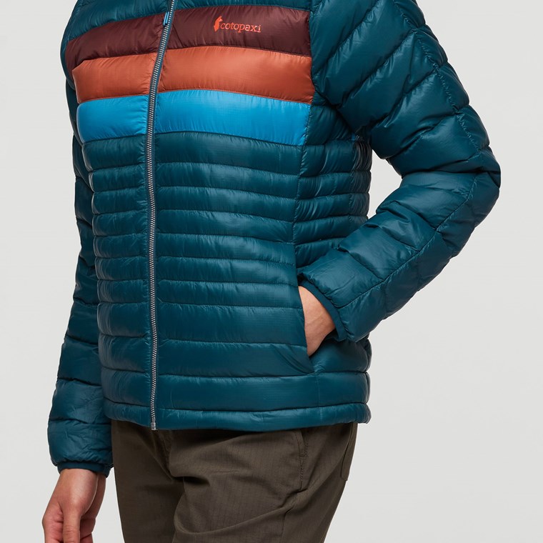 Cotopaxi Fuego Down Hooded Jacket Abyss Stripes