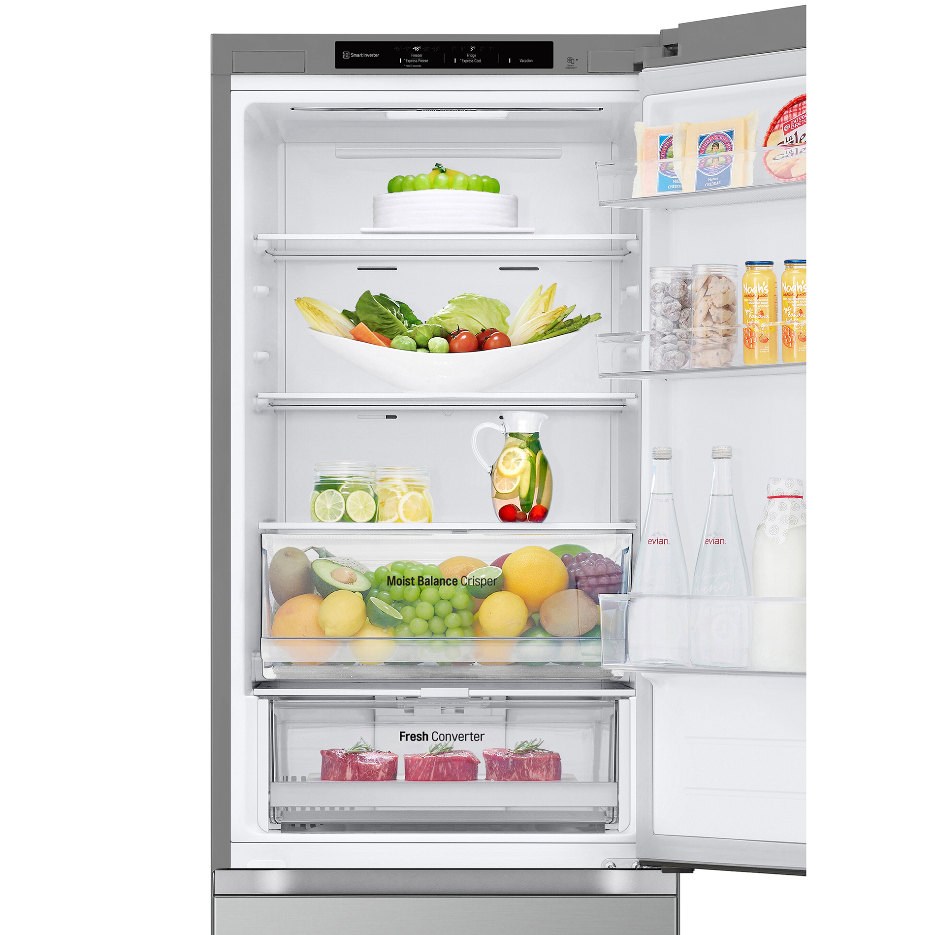LG Kühl-/Gefrierkombination GBV3100CPY - Prime Silver - C