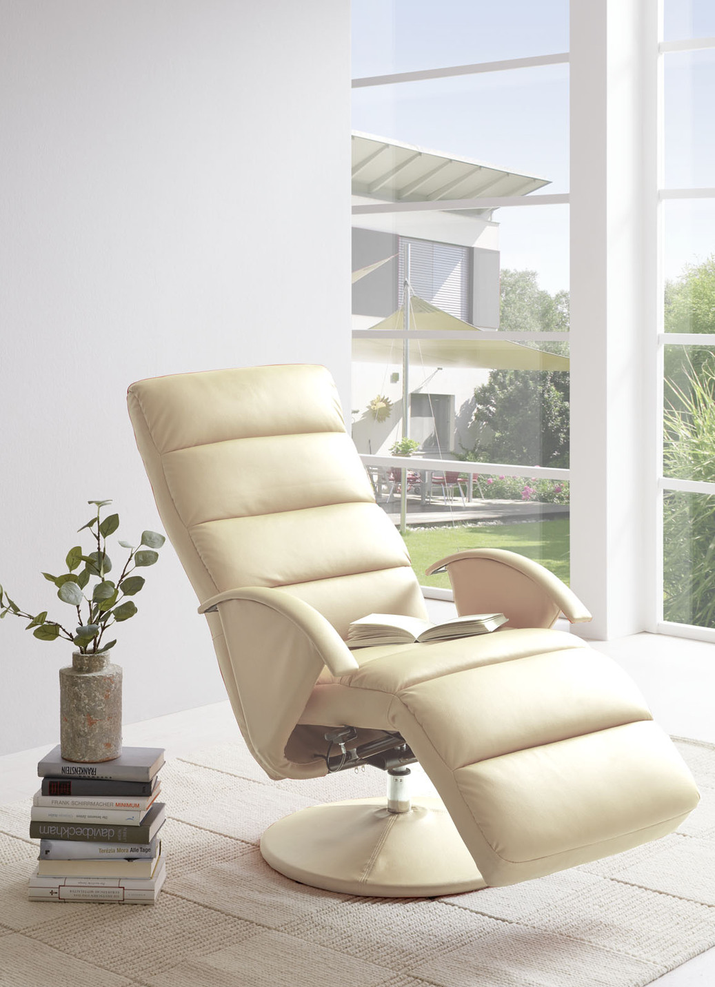 Relax-Sessel mit stabilem Metallrahmen