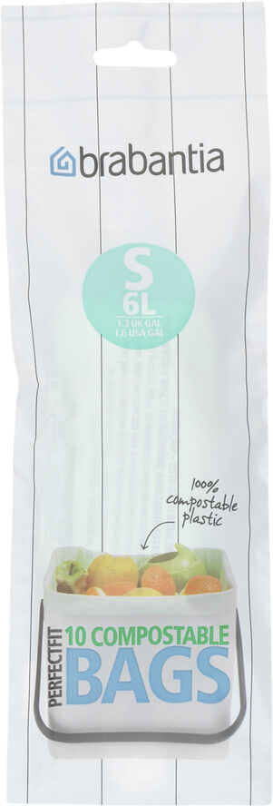 Brabantia Affaldspose S. 6 ltr. Bio Green