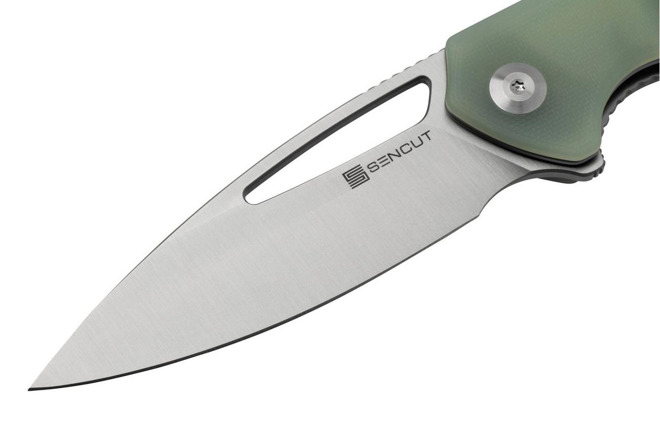 SENCUT Mims S21013-2 Natural Jade G10 Satin, zakmes