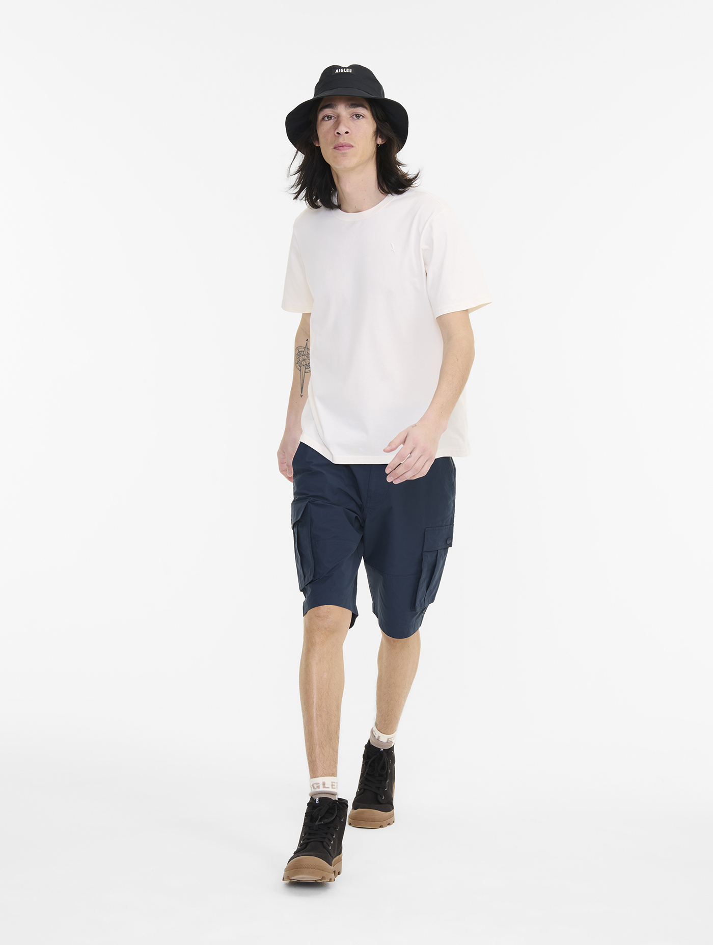 T-shirt col rond antibactérien et DRY FAST TEXTILE® LAIT