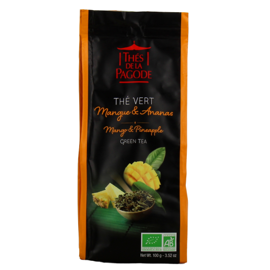 Thés de la Pagode thé vert mangue ananas