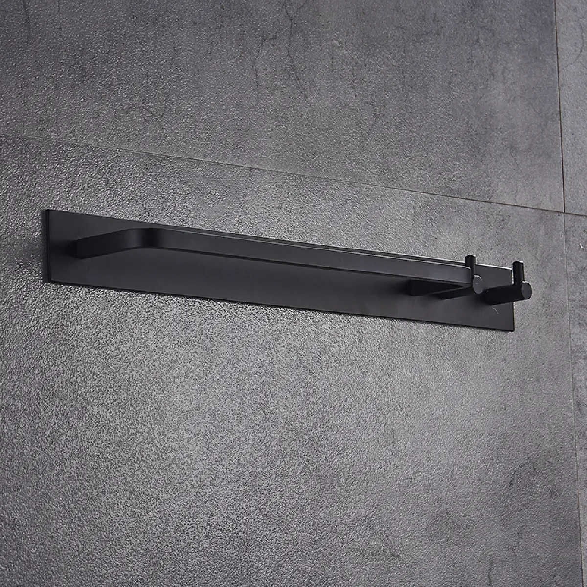 Universal Barres de serviettes crochet mur - Noir