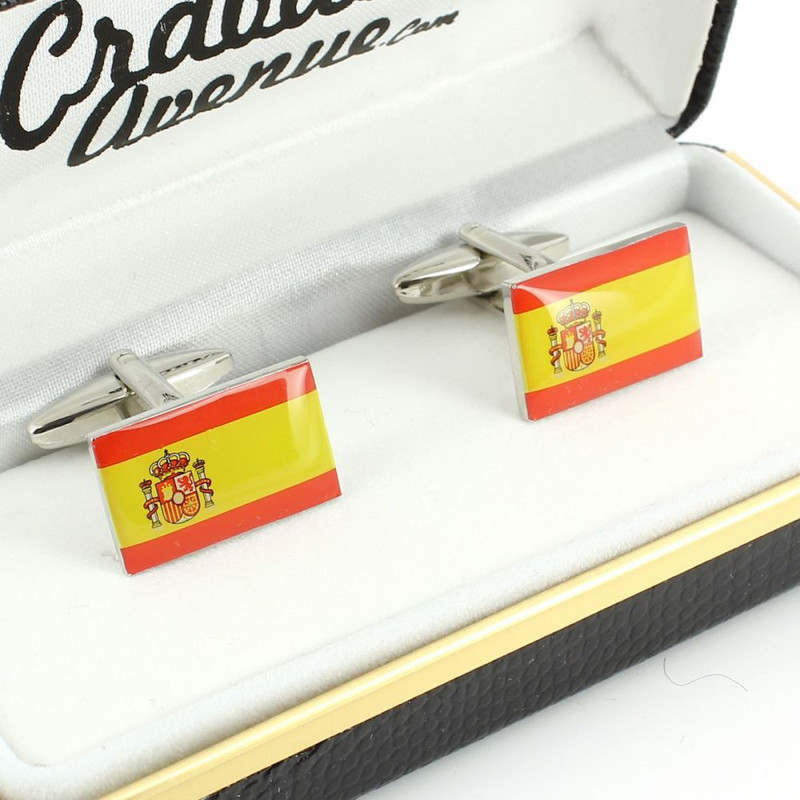 Boutons de manchette, Drapeau Espagnol