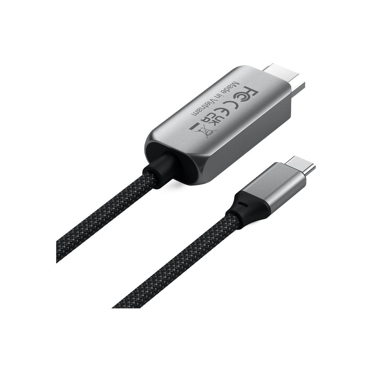 Satechi USB-C til HDMI 2.1 kabel 2 m (sort)