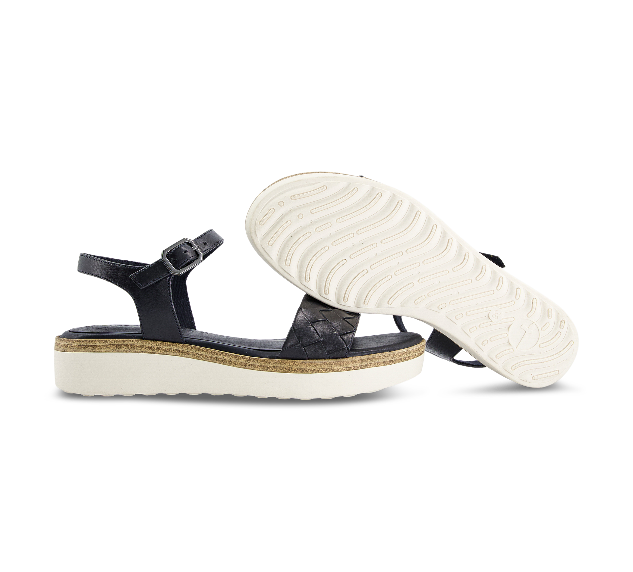 Tamaris Riemchensandalen blau