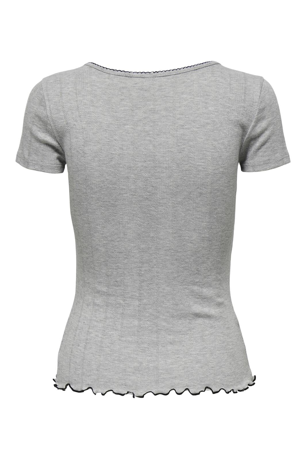 Only Onltenna S/S Top 4694670 light grey melange