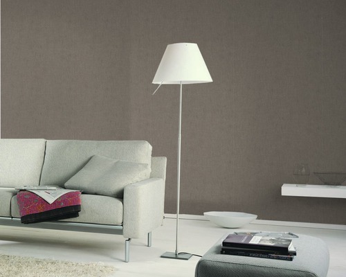 Vliesbehang 53301 Colani VISIONS effen bruin