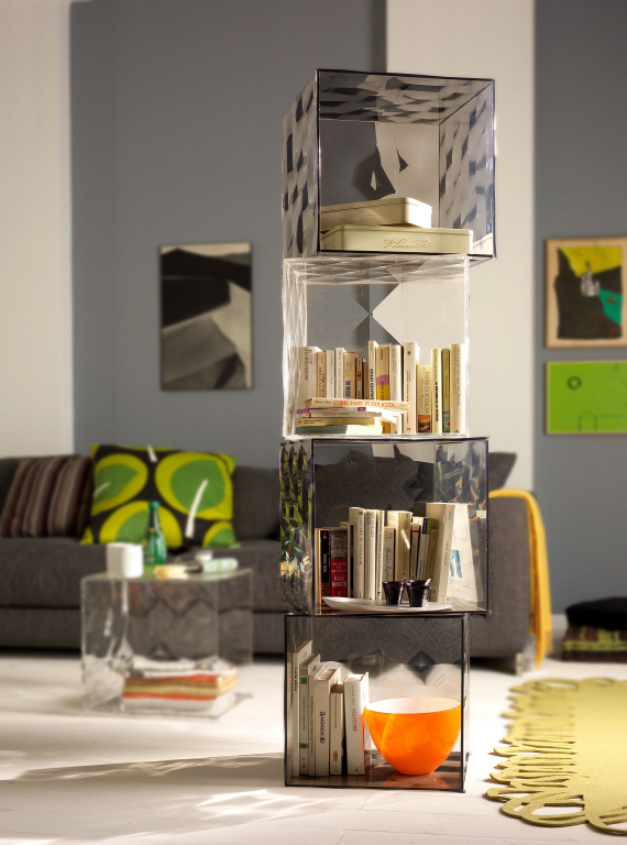 Kartell Optic opbergbak zonder deur transparant