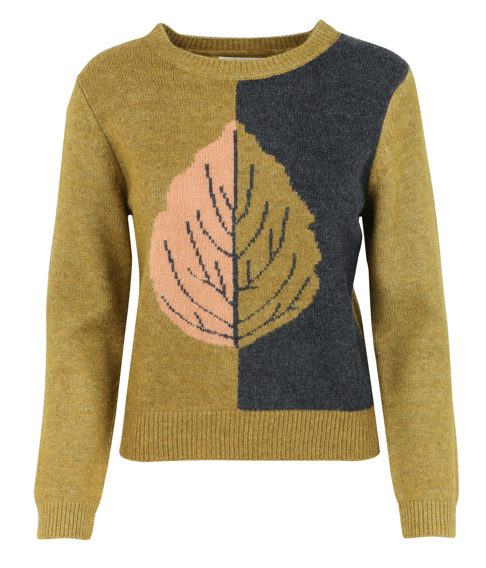 Pull droit à col rond | Vert