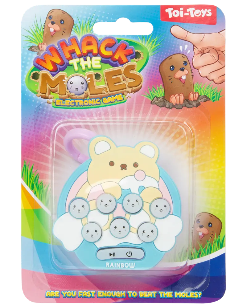 Whack the moles minispil - assorterede designs