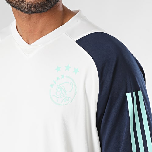 Maillot De Foot Ajax Amsterdam HZ7776 Blanc Bleu Marine