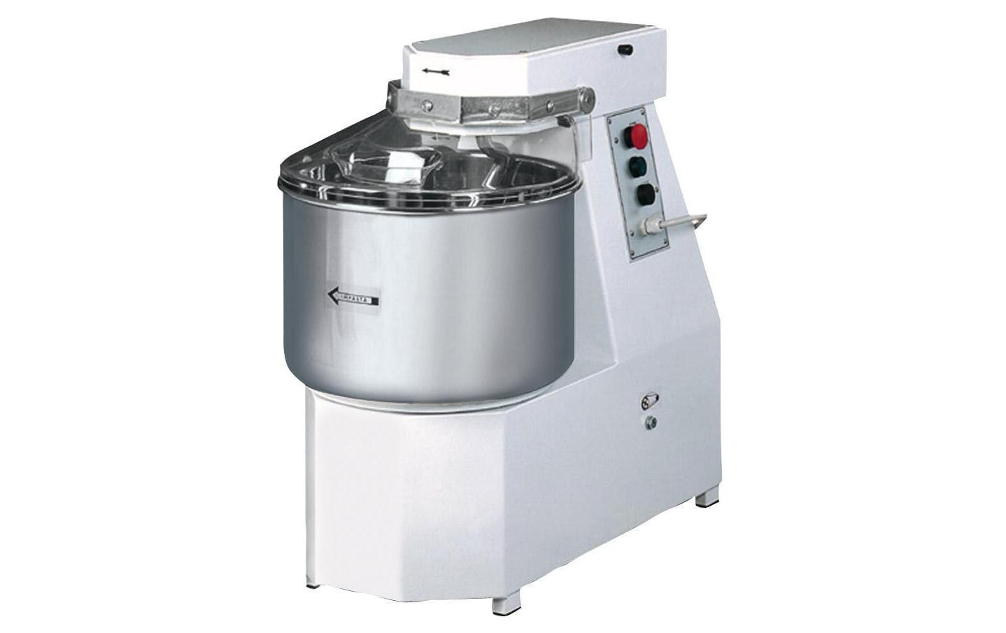 Küchenmaschine ZSP25 Weiss<br>Professionelle Spiralknetmaschine für sehr grosse Mengen Brot-, Kuchen- und Pizzateig