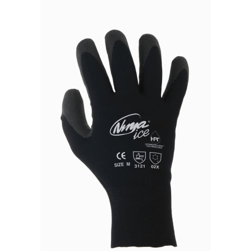 Gant protection froid Ninja Ice polyamide noir enduction PVC compressé noir