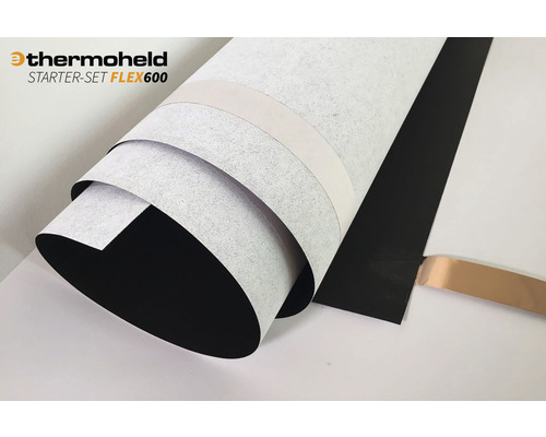 Elektrisch wandverwarmingselement, verwarmingsvlies eThermoHeld Flex Starter Kit 236 W/m² 600 W