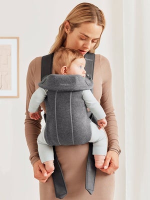 BabyBjörn Mini Bæresele 3D Jersey, Dark Grey