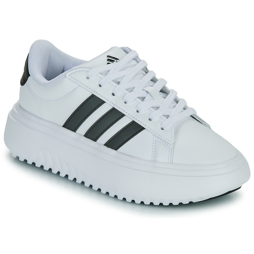 Adidas Sportswear - GRAND COURT PLATFORM - Blanc / Noir