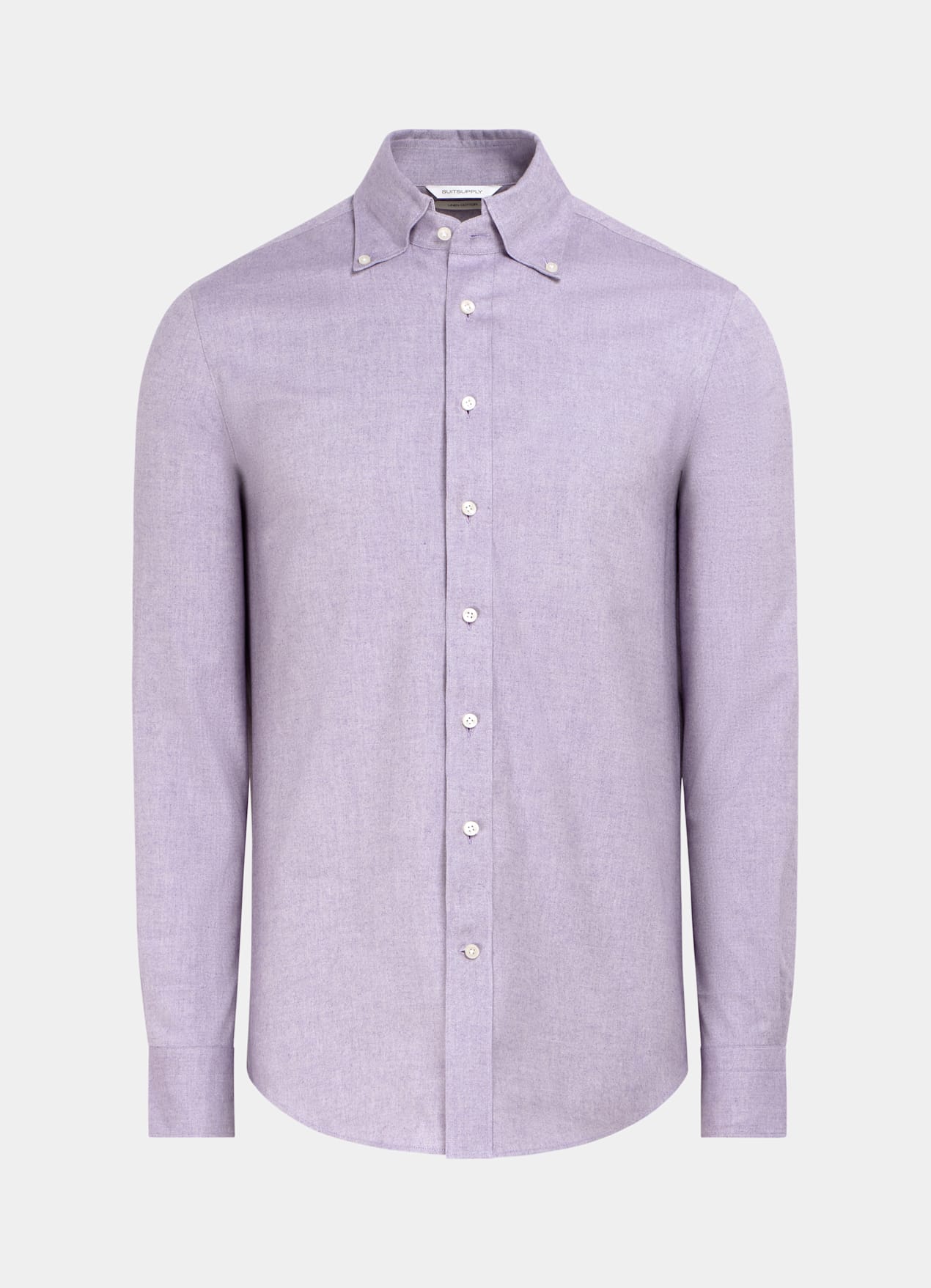 Chemise coupe ajustée violette
