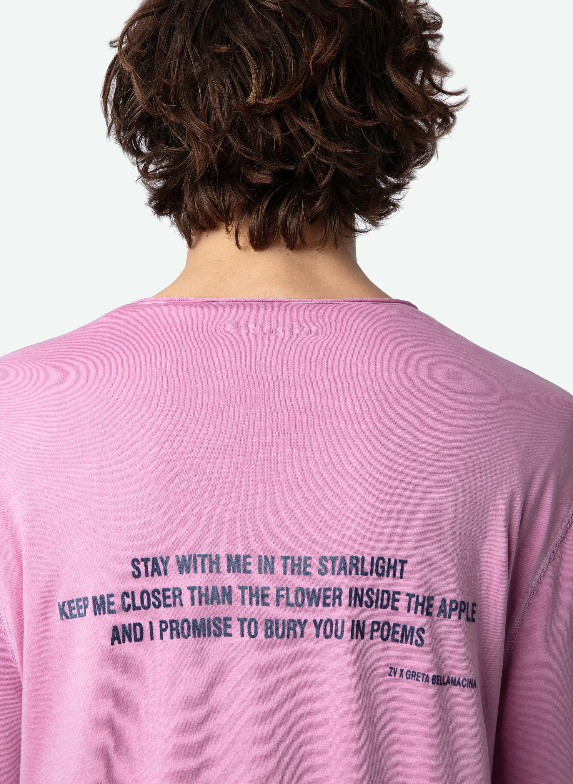 MONASTIR - Tee-shirt tunisien en coton bio | Rose