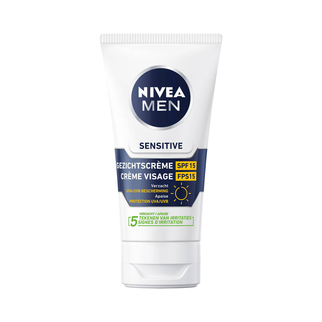 MEN Sensitive gezichtscrème SPF15 - 75 ml