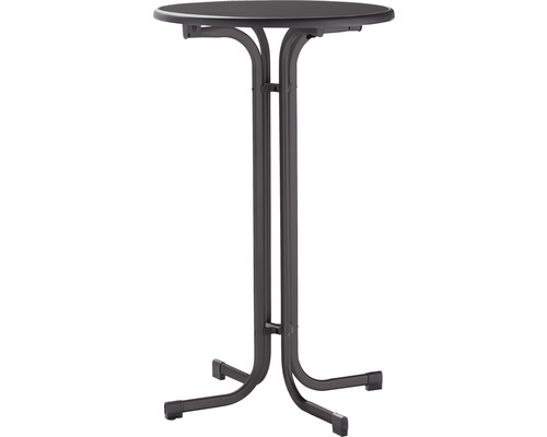 Sieger Mecalit statafel Ø 70 H 112 cm antraciet