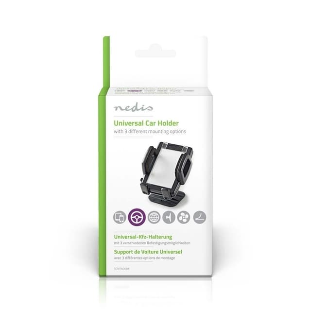 Nedis Smartphone Holder til Bil | I Bil | Universal | Telefon med minimal skærmstørrelse: 4 