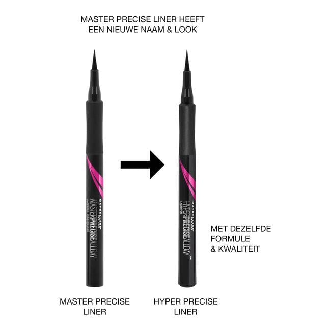 Maybelline New York Hyper Precise All Day Waterproof Eyeliner 01 Black Liquid