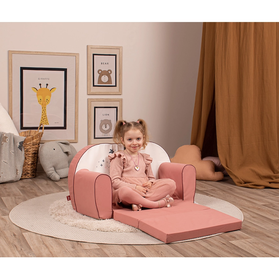 knorr toys® Kindersofa - Löwe Leo rose