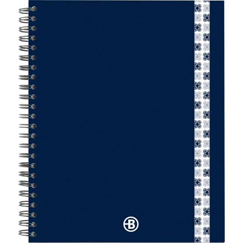 Cahier spirale Bruneau Notebook 17 x 22 cm petits carreaux 160 pages